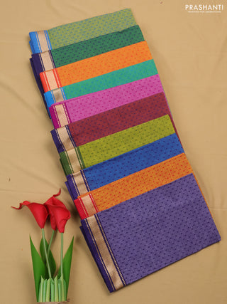Chettinad cotton blouse bit multi colour and pack of 10