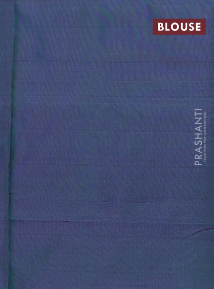 Banana pith saree pinkish orange and dual shade of green with thread woven buttas in borderless style