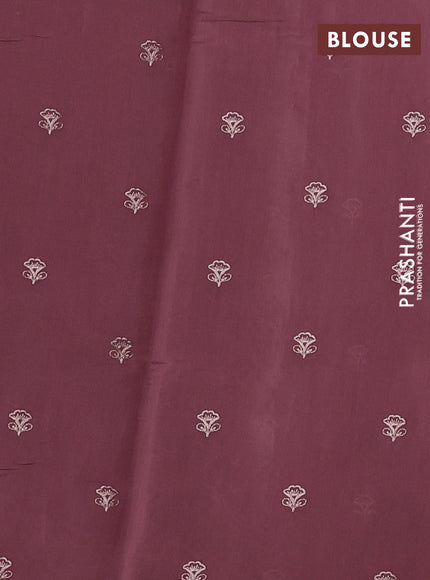 Peach    Mul Chanderi Saree - Embroidery