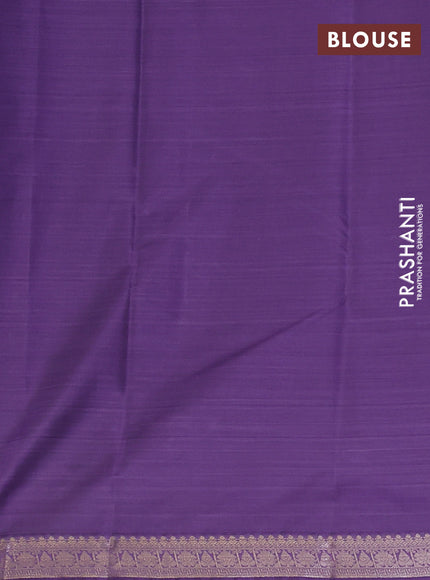 Bangalori silk saree lavender with allover ikat weaves and zari woven border