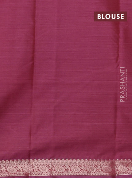 Bangalori silk saree peach shade with allover ikat weaves and zari woven border