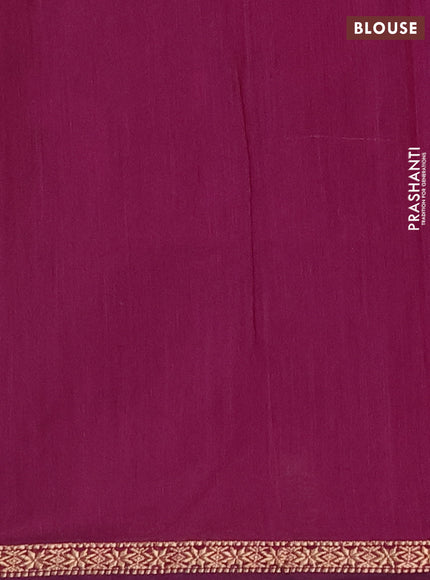 Semi maheswai cotton saree dark mustard and purple with allover zari woven buttas and small zari woven border
