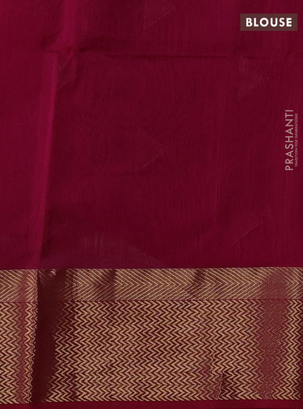 Maheshwari silk cotton saree pink with zari woven buttas and zari woven border