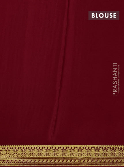 Pure mysore silk saree red with allover zari woven 1000 buttas and zari woven border