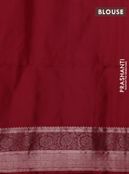 Red Pure Soft Silk Saree - Buttas