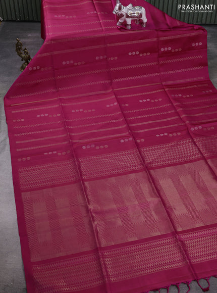 Pink Pure Soft Silk Saree - Weaves