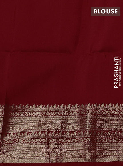 Red Pure Soft Silk Saree - Buttas