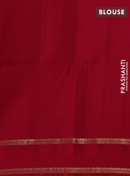Red Pure Soft Silk Saree