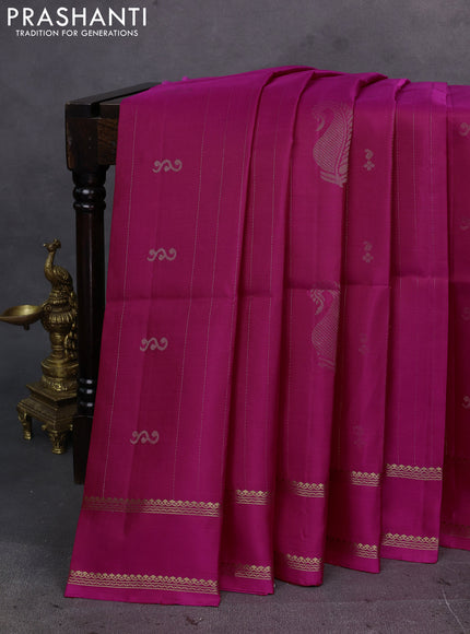 Pink Pure Soft Silk Saree