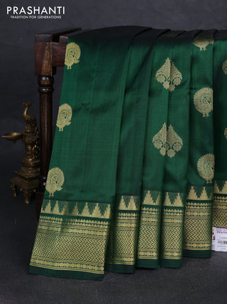 Green Venkatagiri Silk - Zari Buttas