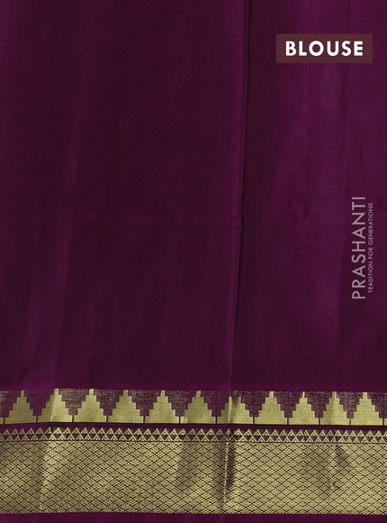 Magenta Pink Venkatagiri Silk - Jamdani Buttas