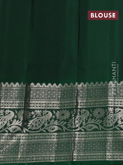 Light Green & Green Venkatagiri Silk - Zari Buttas