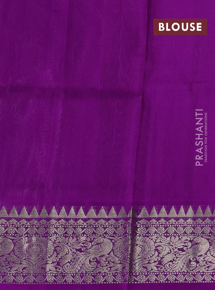 Pastel Purple & Purple Venkatagiri Silk - Zari Buttas