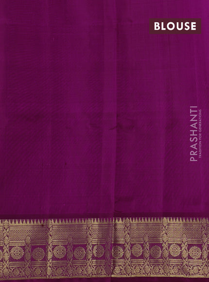 Magenta Pink Venkatagiri Silk - Zari Buttas