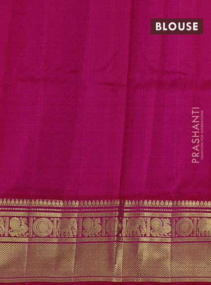 Pink Venkatagiri Silk - Zari Buttas