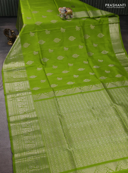 Light Green Venkatagiri Silk - Zari Buttas