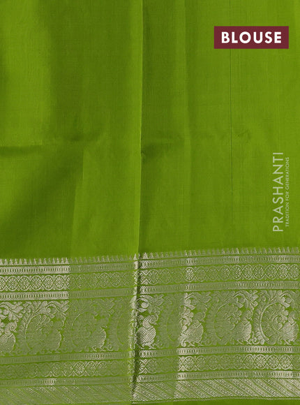 Light Green Venkatagiri Silk - Zari Buttas