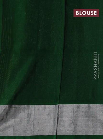 Light Green & Green Venkatagiri Silk - Zari Buttas