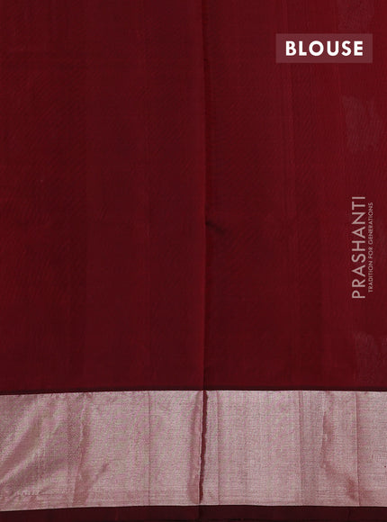 Red & Maroon Venkatagiri Silk - Zari Buttas