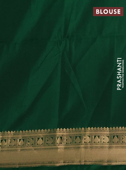 Green &  Kanchipuram Soft Silk Sarees - Buttas