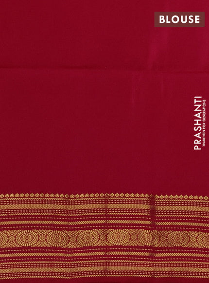 Dual Shade Of Yellowish Pink & Pink Kanchipuram Soft Silk Sarees - Buttas