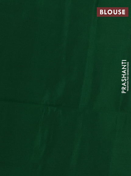 Maroon & Green Kanchipuram Soft Silk Sarees - Buttas