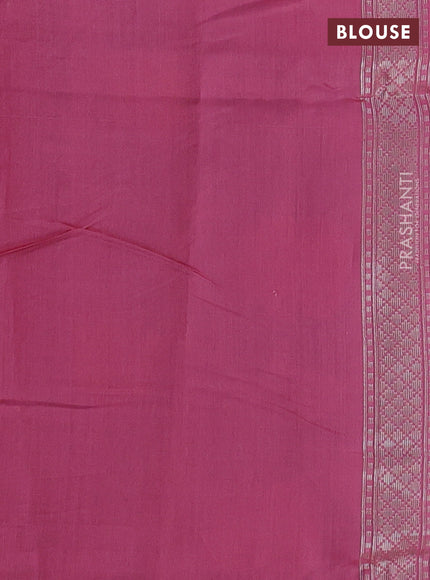 Lavender & Kora Jamdhani Silk Saree