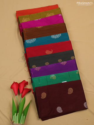 Raw silk blouse bit assorted colours & design and pack of 10