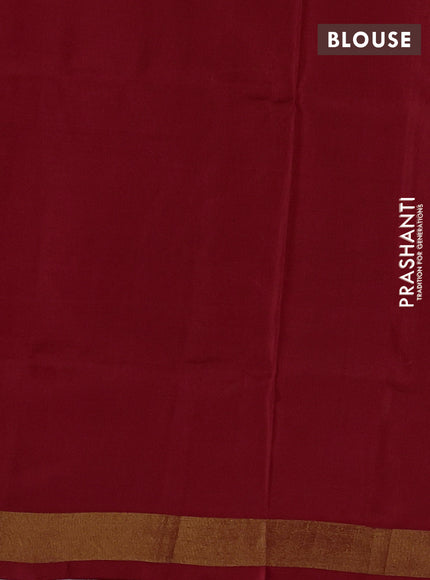 Red Pure Uppada Silk - Jamdani Design