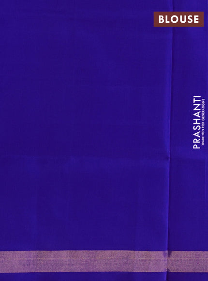 Violet Pure Uppada Silk - Jamdani Design