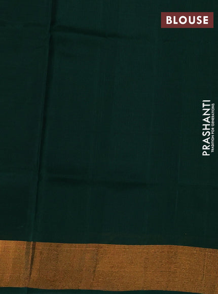 Green Pure Uppada Silk - Zari Butta