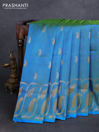 Violet Uppada Silk Saree - Buttas