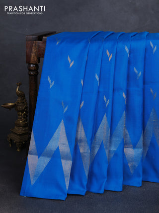 CS Blue Uppada Silk Saree - Buttas