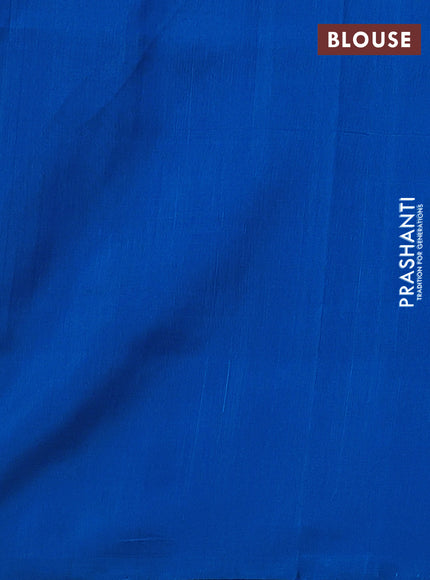 CS Blue Uppada Silk Saree - Buttas