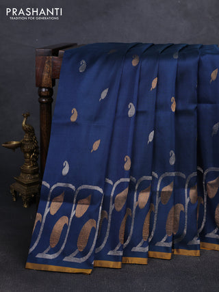 Peacock Green Uppada Silk Saree - Buttas
