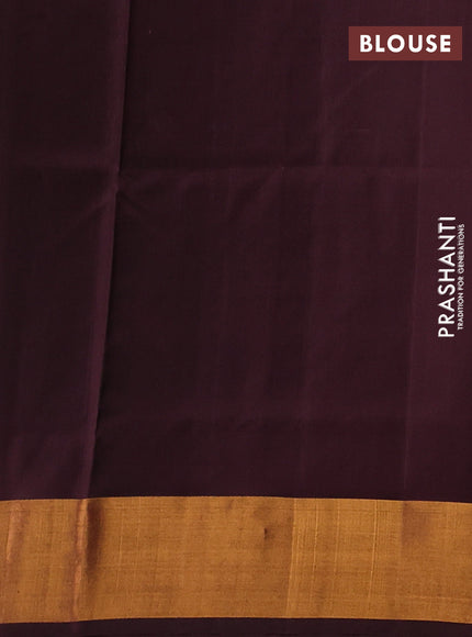 Coffee Brown Uppada Silk Saree - Buttas