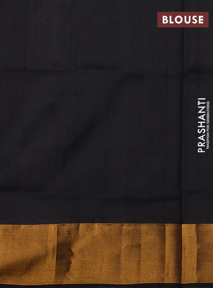 Black Uppada Silk Saree - Buttas