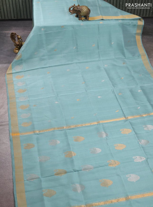 Pastel Green Uppada Silk Saree - Buttas