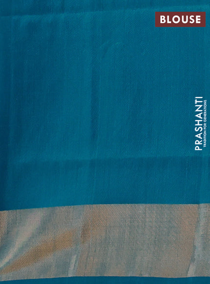 CS Blue Uppada Silk Saree - Buttas