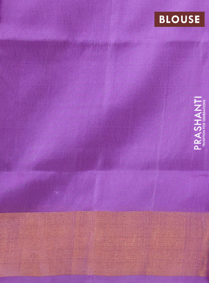 Lavender Uppada Silk Saree - Buttas
