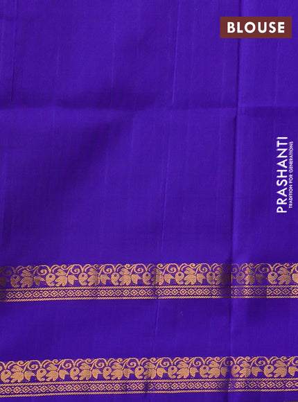 Blue  Uppada Silk Saree - Buttas