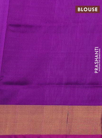 Pastel green Uppada Silk Saree - Buttas