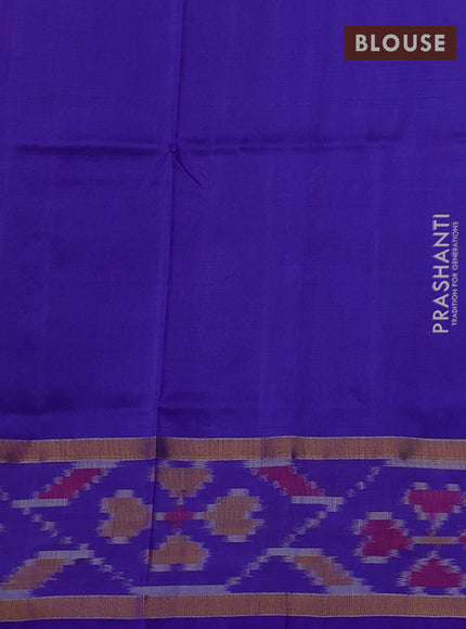 CS Blue Uppada Silk Saree - Buttas