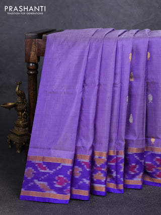 Violet Uppada Silk Saree - Buttas