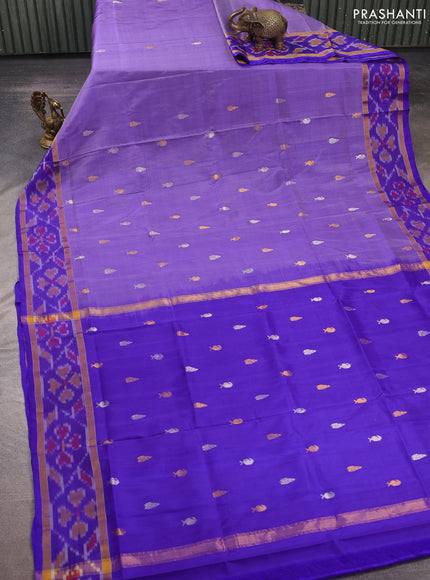 Violet Uppada Silk Saree - Buttas