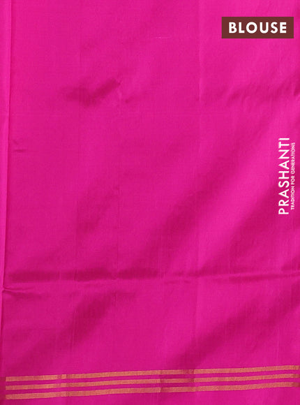 Pink Uppada Silk Saree - Buttas