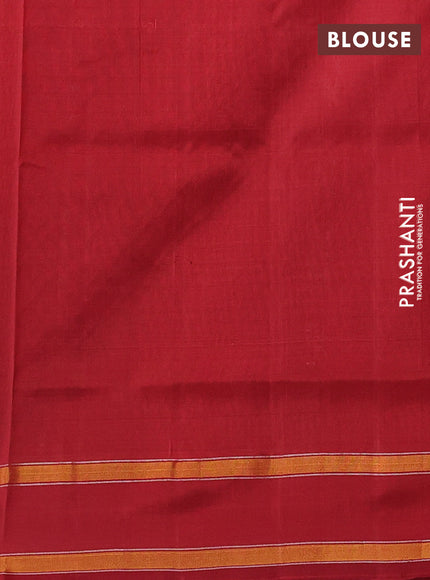 Rust Uppada Silk Saree - Buttas