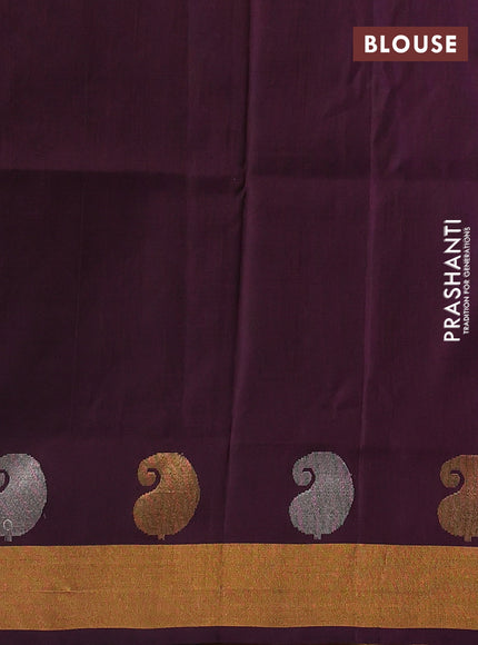 Jamun  Uppada Silk Saree - Buttas