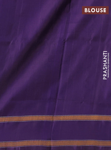 Violet  Uppada Silk Saree - Zari Weaves