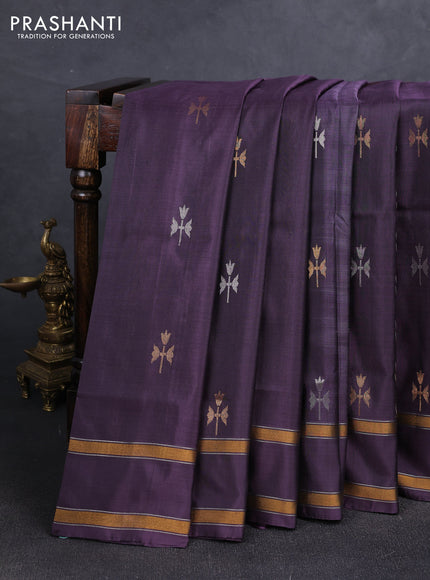 Jamun  Uppada Silk Saree - Zari Weaves